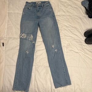 Abercrombie and Fitch Curve Love 90s Straight Jean